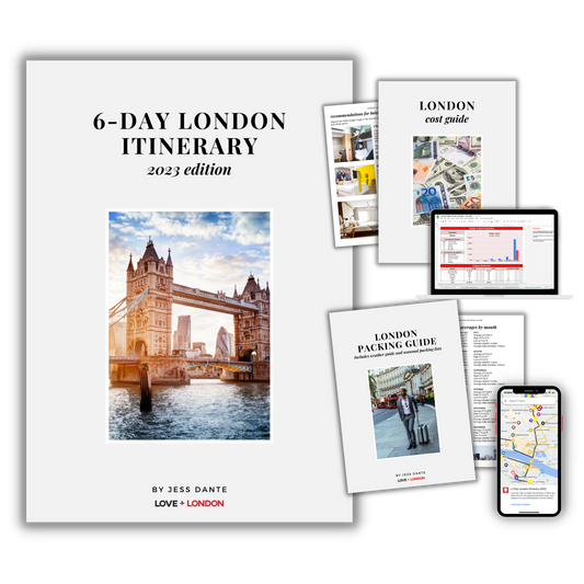 6-Day London Itinerary 2023 (Bonus Package)