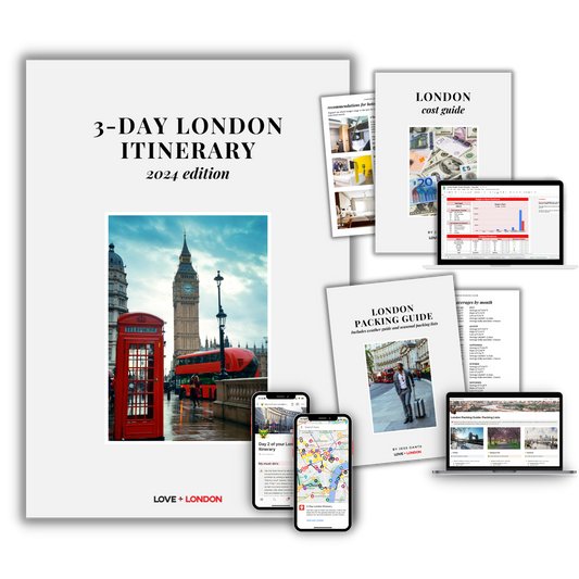 3-Day London Itinerary 2024 (Bonus Package)