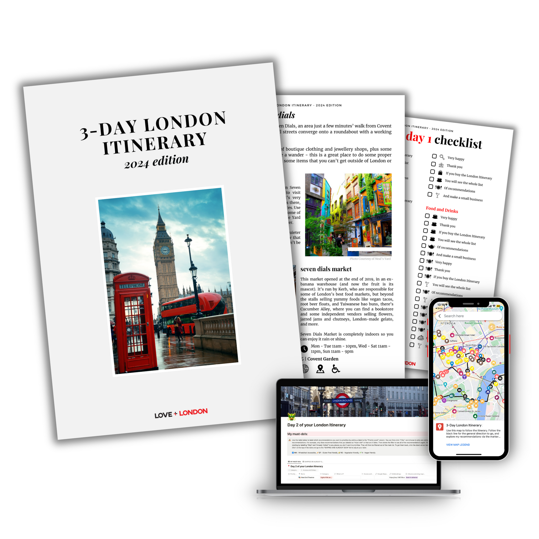 3-Day London Itinerary 2024 - Love and London