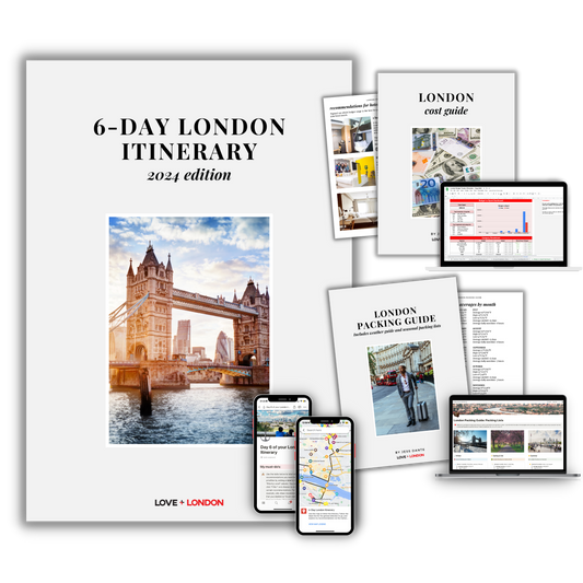 6-Day London Itinerary 2024 (Bonus Package)