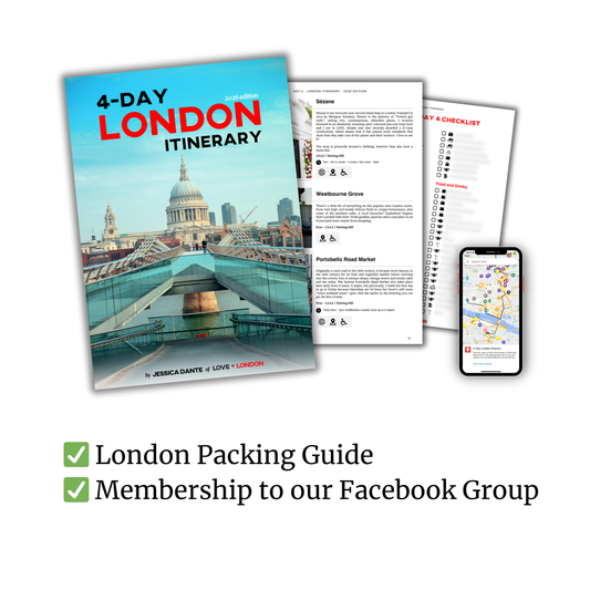 [Pre-Order] 4-Day London Itinerary 2026 (Bonus Package)