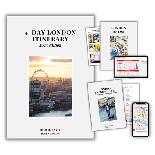 4-Day London Itinerary 2023 (Bonus Package)