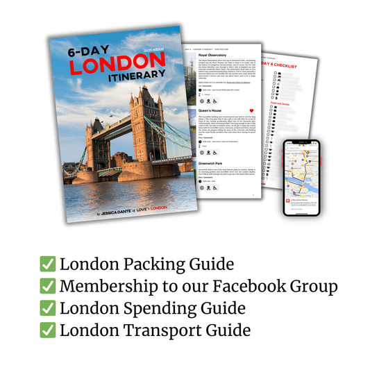 [Pre-Order] 6-Day London Itinerary 2026 (Bonus Package)