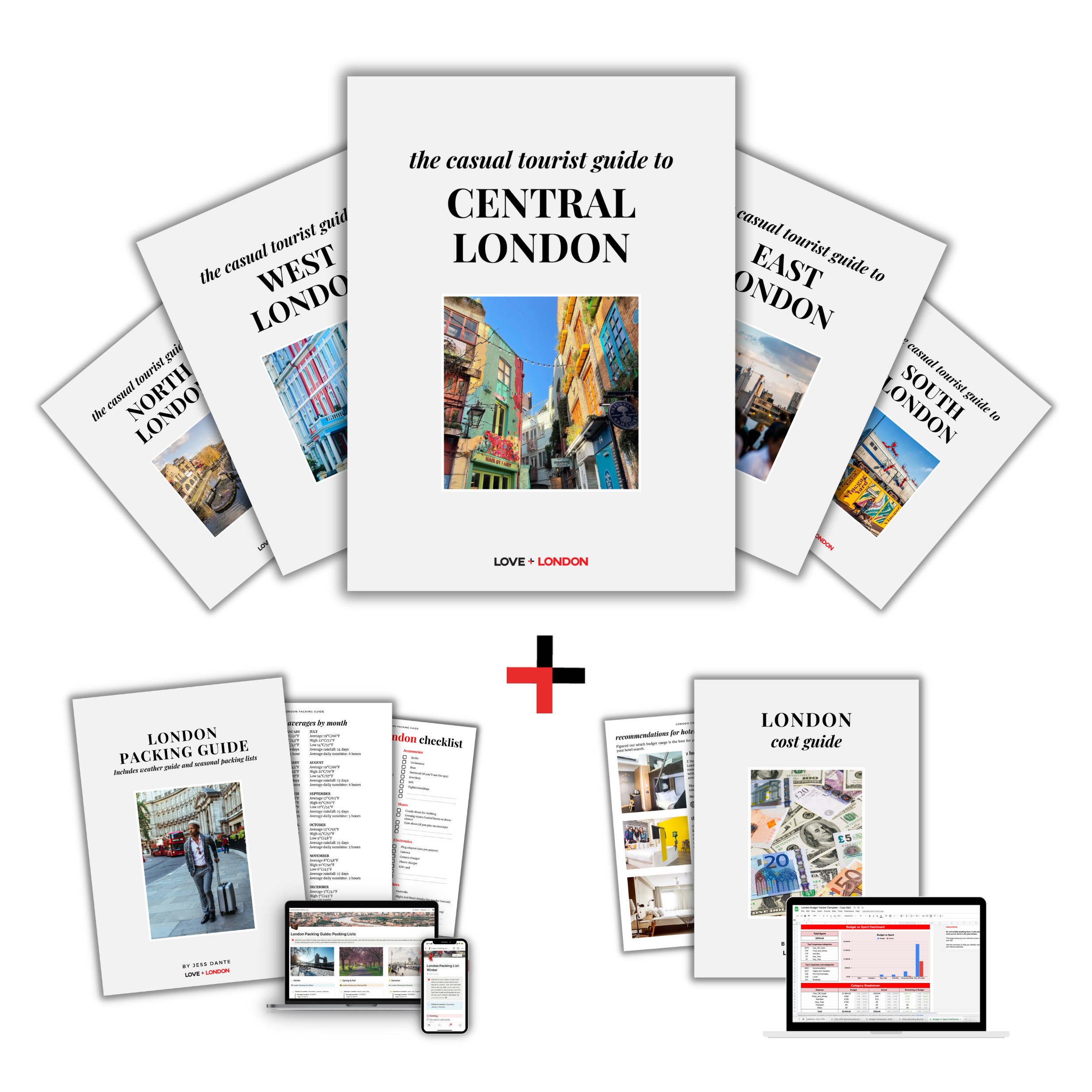 The Casual Tourist Guides + Bonus Guides 2024 - Love and London