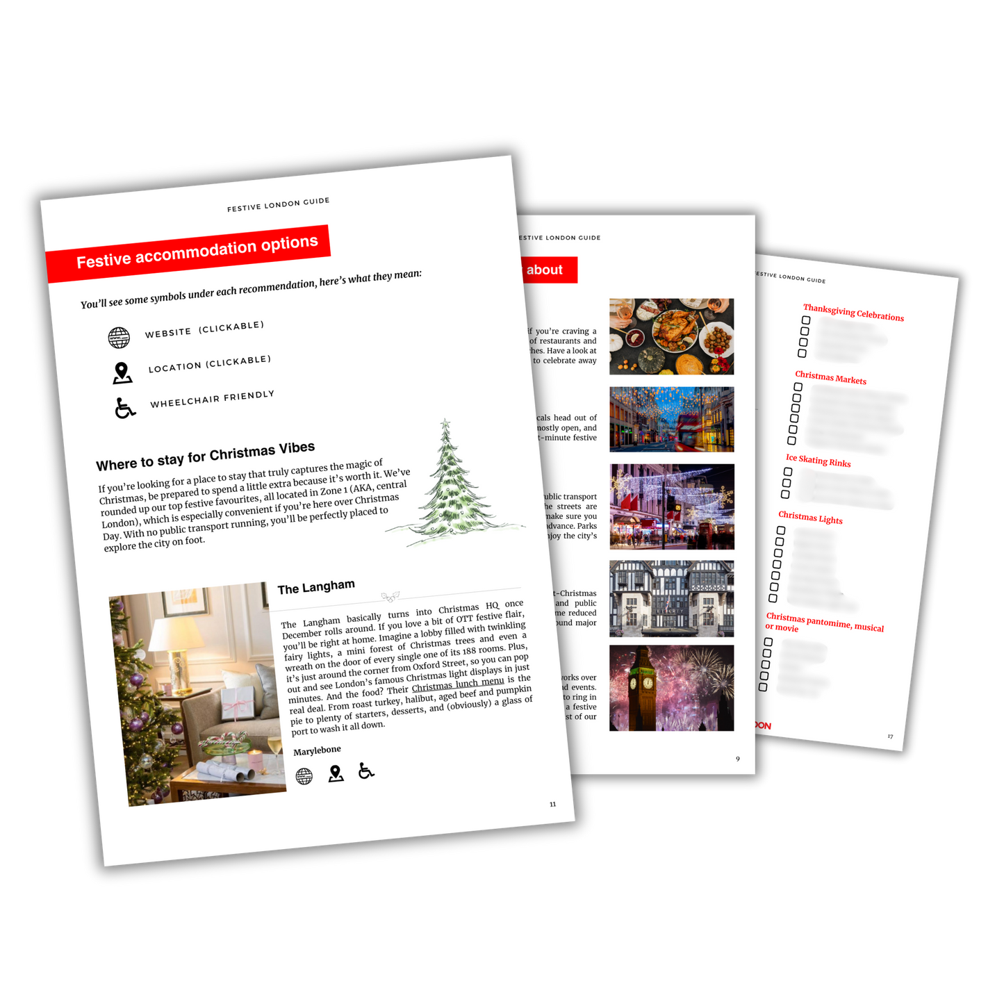 Festive London Guide