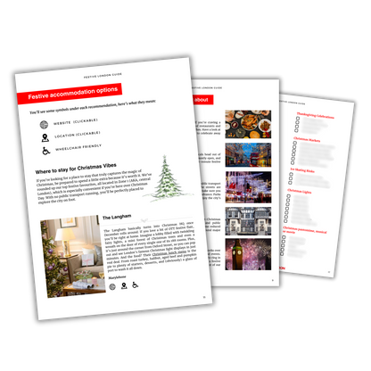 Festive London Guide