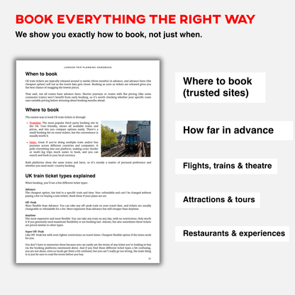 London Trip Planning Handbook