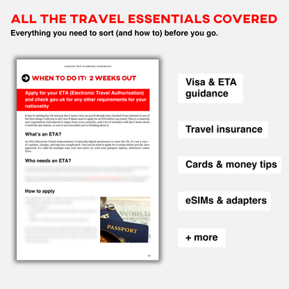 London Trip Planning Handbook