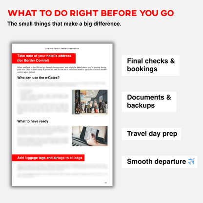 London Trip Planning Handbook