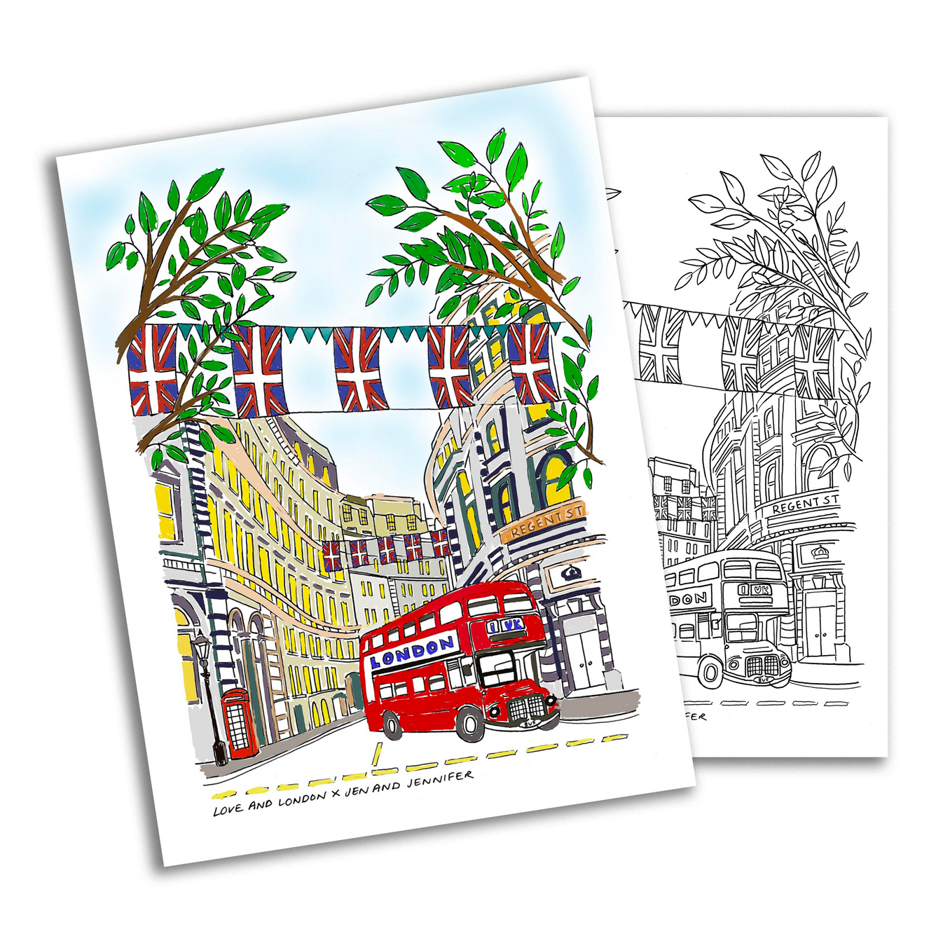 London Colouring Book Love and London